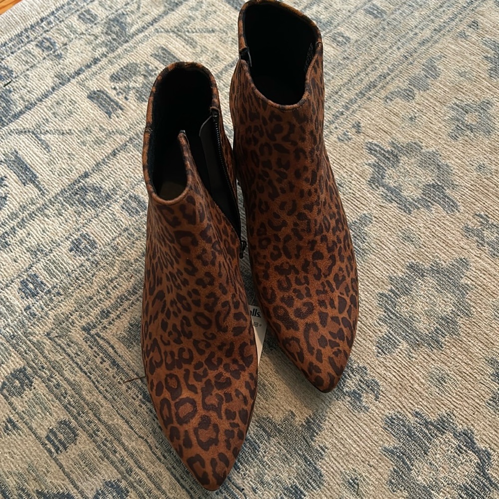 animal print bootie’s
